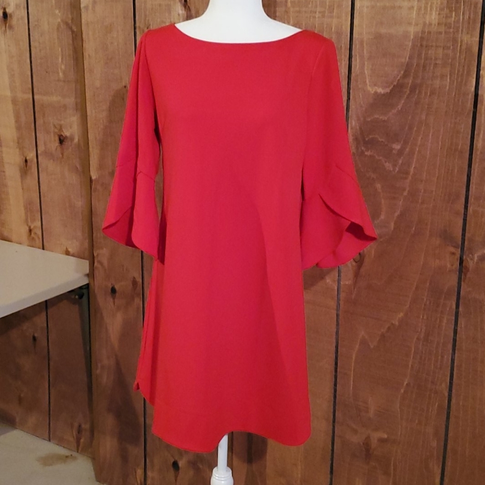 Vince Camuto red dress sz 12